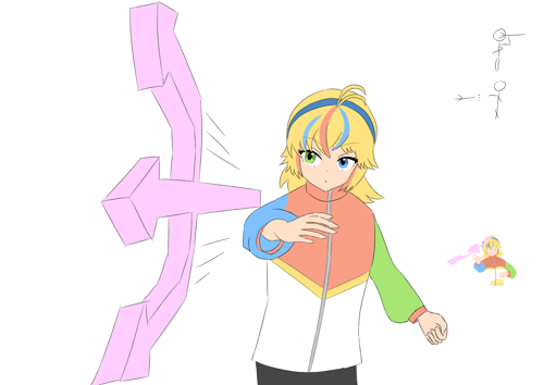 Hina Throwing Trident